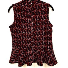 Banana Republic Factory Small Sleeveless Peplum Top NWT
