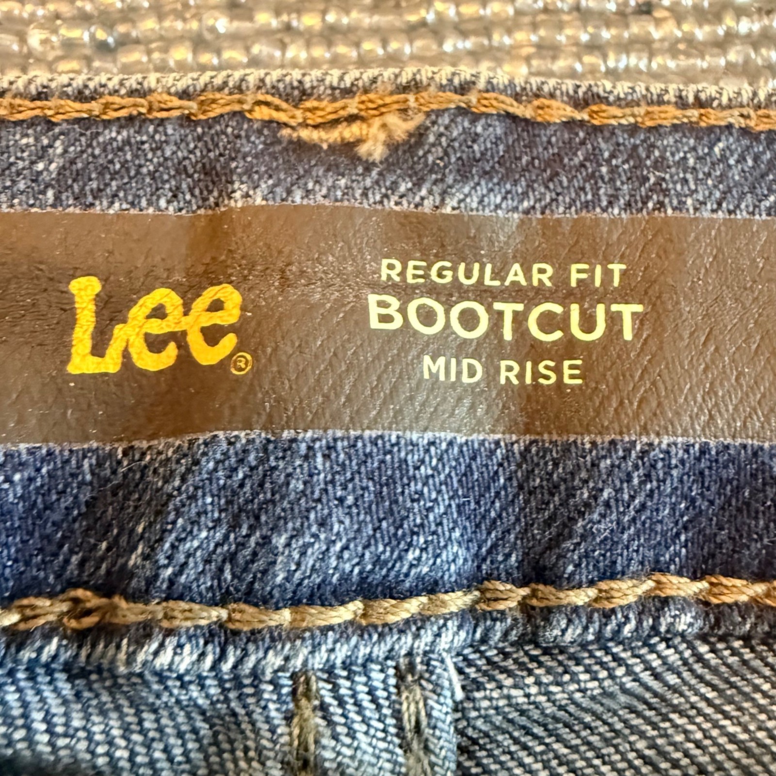 Lee Jeans Womens 8 Short Regular Fit Bootcut Mid Rise Stretch Denim Legendary image 9