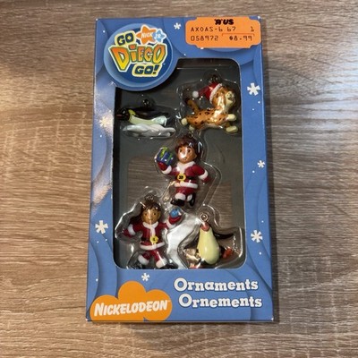 Nickelodeon Nick Jr. Go Diego Go 5 Mini Ornament Set 2008 Toys R Us Christmas