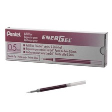 EnerGel Pink Pens 12 Pack Quick Drying No Smear Liquid Gel Ink Smooth Writing