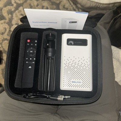 Belink SMART MINI PORTABLE PROJECTOR - MK 7500 PRO CHARGEABLE & WIRELESS BUNDLE 