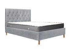 Image of Loxley Fabric Bed Frame Green,Grey,Blue, 4ft Small Double, 4ft6 Double, 5ft king