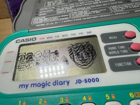 READ INFO- NEW - Casio Club my magic Diary Cool JD-5000 Game & watch loopy