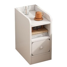 2 Drawer White  Bedside Cabinet Furniture Storage Nightstand Bedroom Side Table