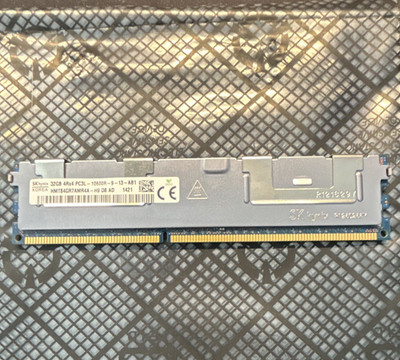 SK hynix 32GB DDR3-1333 PC3L-10600R ECC RDIMM HMT84GR7AMR4A-H9