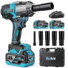 Cordless Impact Wrench, 737.5 ft-lbs (1000 N·m) Brushless Impact Wrench with ...