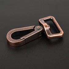1 Inch Antique Copper Designer Purse Lobster Clasp Swivel Snap Hook, 50 Pack