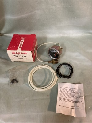 #ad #ad NAPA Balkamp 701 1237 Hour Oil Pressure Gauge Made In The USA $16.50