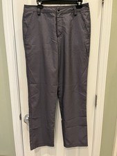 Puma Sport Lifestyle Men  s Gray Herringbone Golf Pants Size 32x32 Puma Cell