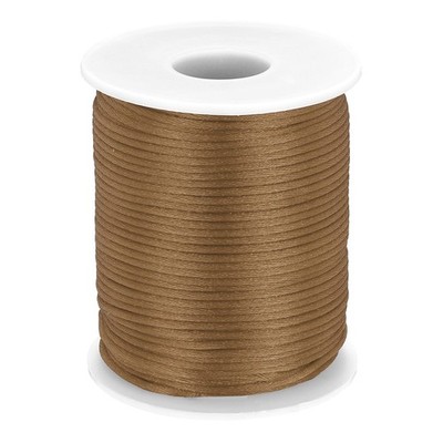 Nylon String Cord 2mm x 55 Yards Thread Twine String Beading Cord,Beige