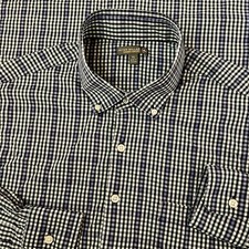 Peter Millar Summer Comfort Mens XL Purple Gingham Performance Button Down Shirt