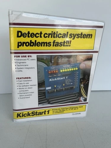 Landmark KickStart 1 POST Diagnostic Card New Sealed Vintage PC Tool