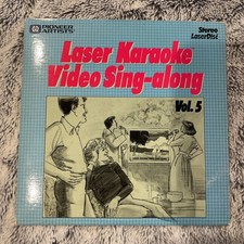 LASER KARAOKE VOL 5 Pioneer Artists 8' Videodisc 1984 Pristine Condition RARE 