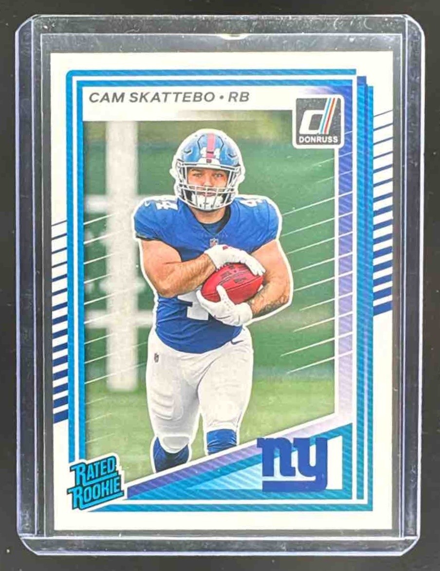 EL.189 Cam Skattebo 2025 Panini Donruss #302 Rated Rookie RC