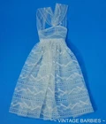 Vintage Barbie Doll Orange Blossom #987 White Lace Dress MINTY ~ 1960's