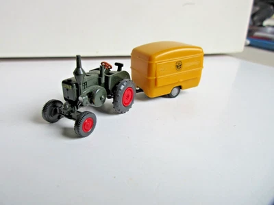 Wiking 1:87 LANZ Bulldog mit Verkaufsanhänger (kein Wiking) !!! - Bild 1 von 4