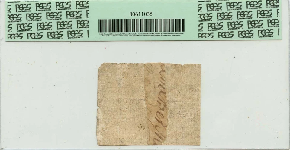 1776 March 6, 2Pds South Carolina Colonial Note FR#SC-122 PCGS F15 8 Known - Image 2 of 2