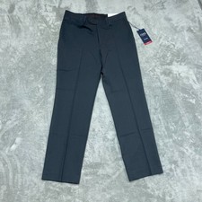 Chaps Mens Classic Fit Gray Pants 32W x 30L a1449