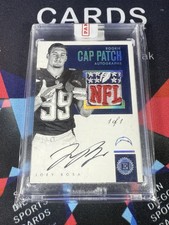 2016 Panini Encased Rookie Hat Patch Auto NFL Shield 1/1 Joey Bosa Sealed!
