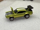 Hot Wheels Redlines *RESTORED* Mighty Maverick Spectraflame Yellow w/dark Int