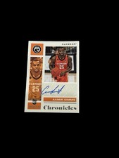 Aamir Simms Auto 2021 Panini Chronicles Draft Picks Clemson RC Autograph