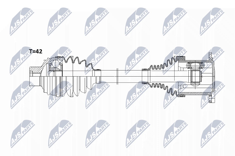 N.T.Y. NPW-AU-008.NTY Drive Shaft for AUDI - Image 4