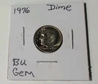 1976 Roosevelt Dime BU Gem Uncirculated 10c US Coin Collectible Carded Beauty