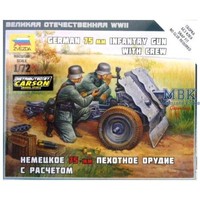 Zvezda ZV6156 1:72 WW2 75Mm Infantrie GeschüTz