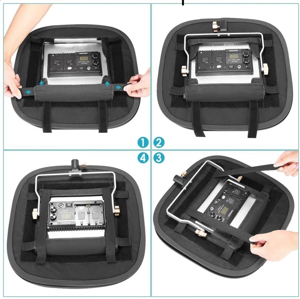 Neewer Outer 16.3''x6.5''Foldable LED Light Panel Softbox for 660/530/480 Light - Image 4 of 4