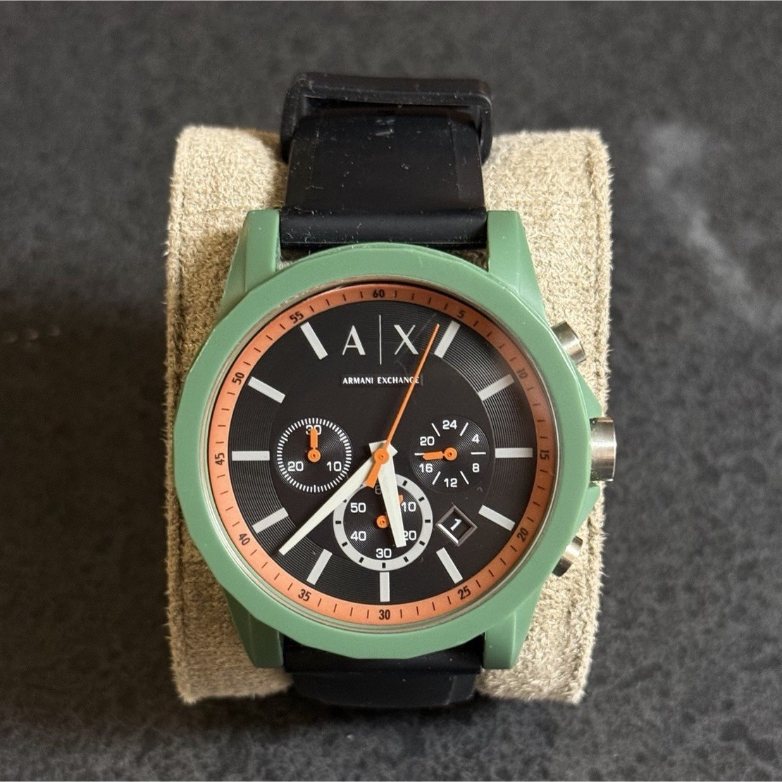 Armani Exchange AX1348 Chronograph Quartz Date 44mm Green Case