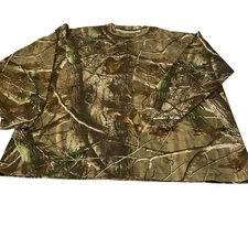 Russel Athletics Men's Polyester Size XL Camoflage Long Sleeve Shirt - Hunting