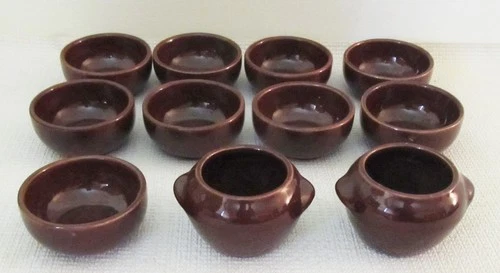 VTG HEINZ Made by McCoy Small Bean Pots and Condiment Bowls - Lot of 11