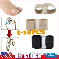 Hallux Valgus Bunion Corrector Orthopedic Adjuster Brace Foot Toe Separator 10PC