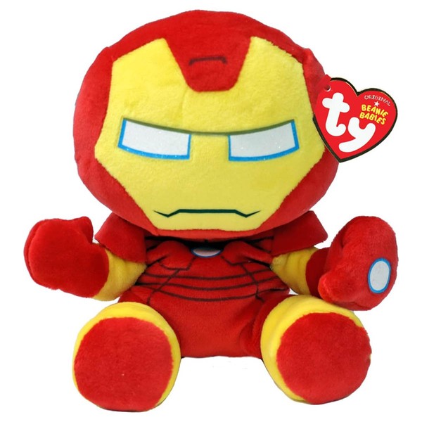 Ty Iron Man Marvel Avengers Beanie Baby Weich PlüSch Teddy Spielzeug FüR Kinder-image