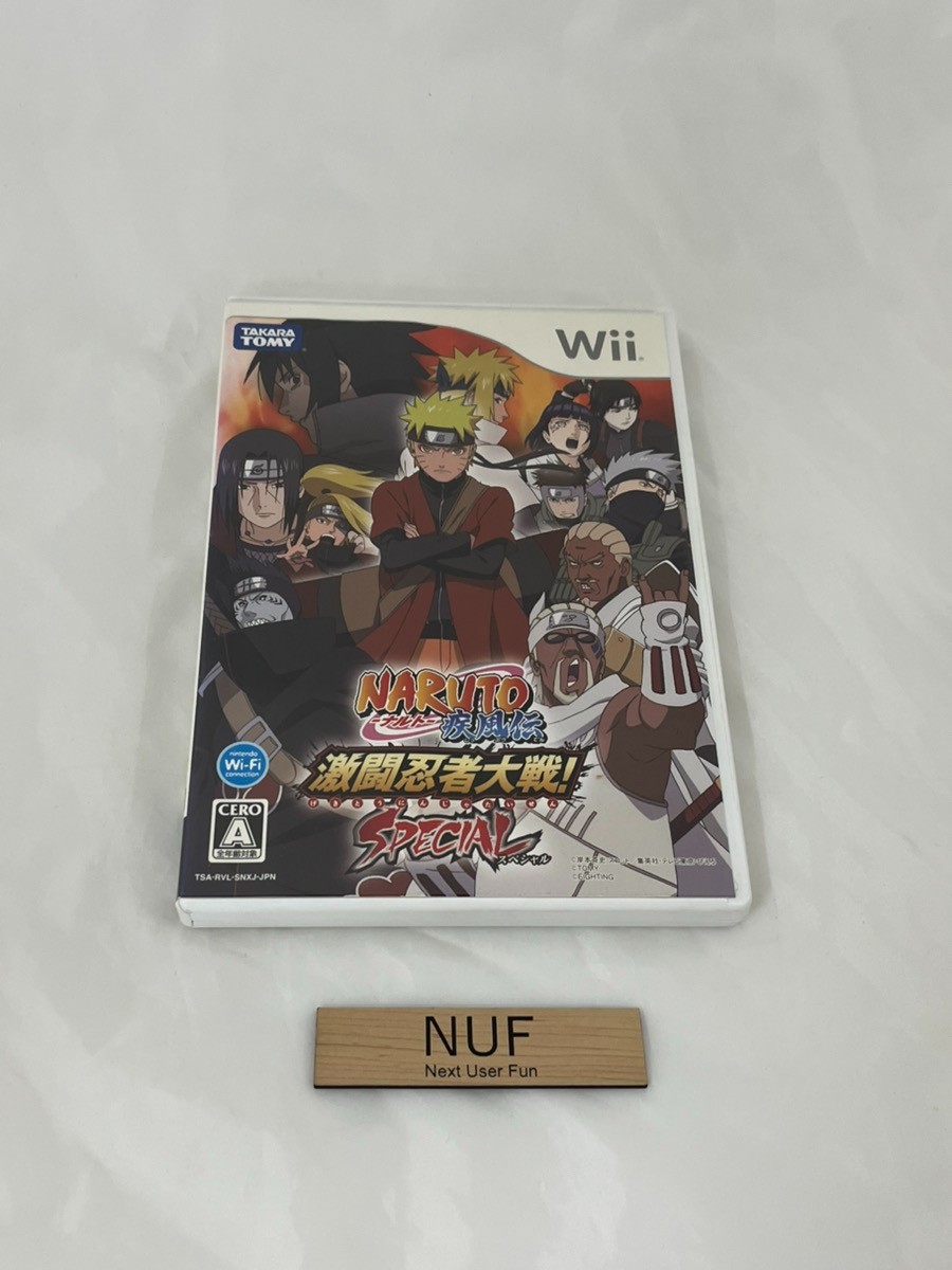 Nintendo Wii Naruto Shippuden Gekitou Ninja Taisen Special From