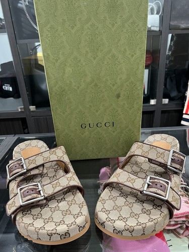 Gucci Slide Sandals - 2 Buckles - Men's 