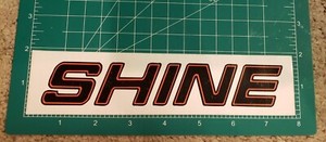SHINE band music collectible vinyl sticker 1990s 2000s