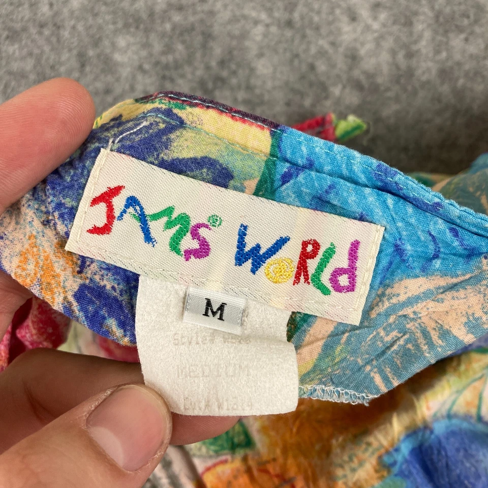 Falda envolvente vintage Jams World Sarong para mujer mediana M ligera para cubrir boho Foto 3 de 4