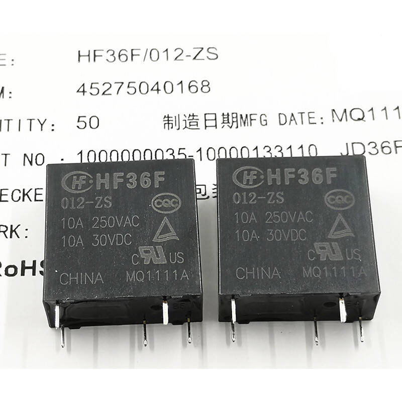 10 Relè HF36F-024-HSL 24VDC - 4 PIN - Per Applicazioni Elettroniche E Industriali - Foto 11