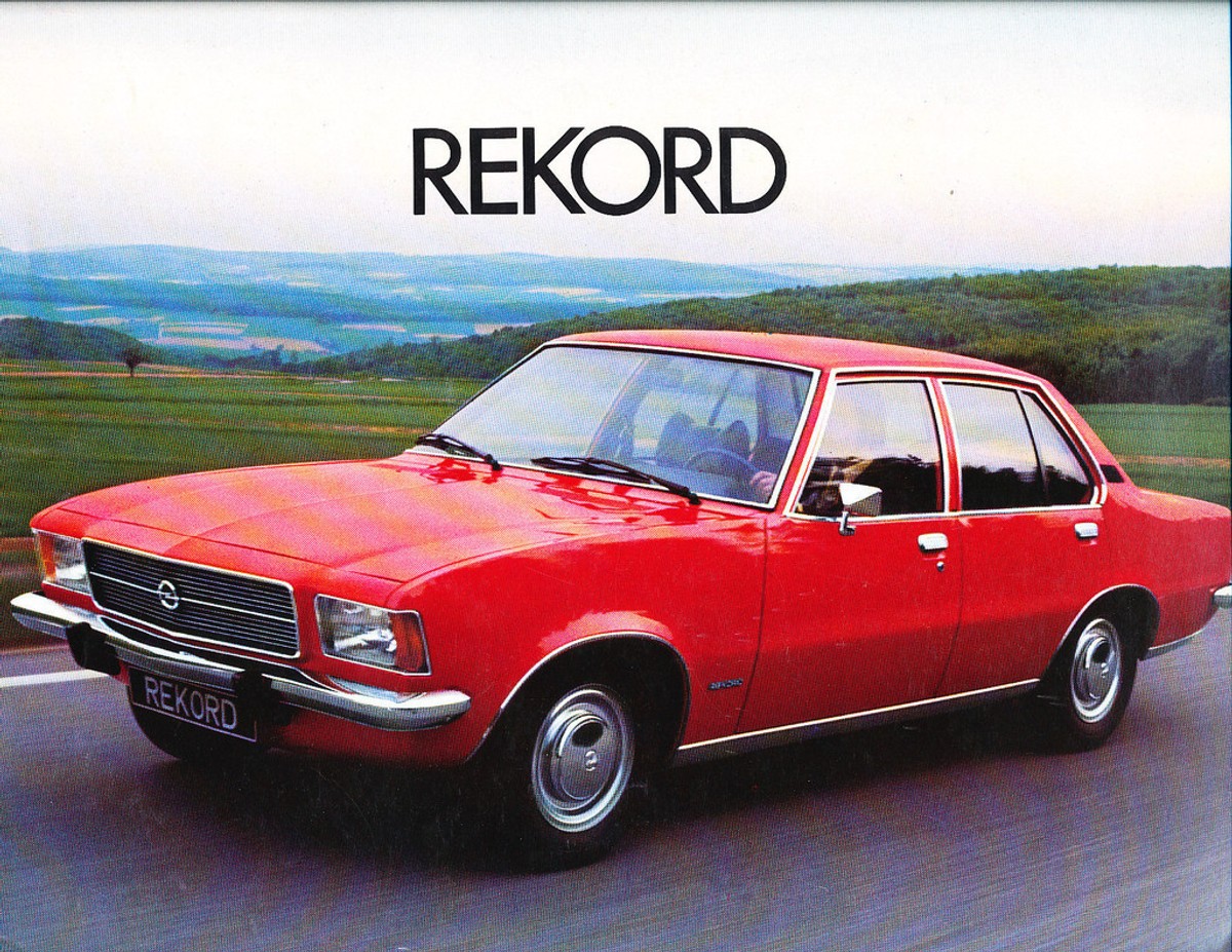 1974 Opel Rekord 16-page Original Car Sales Brochure | German