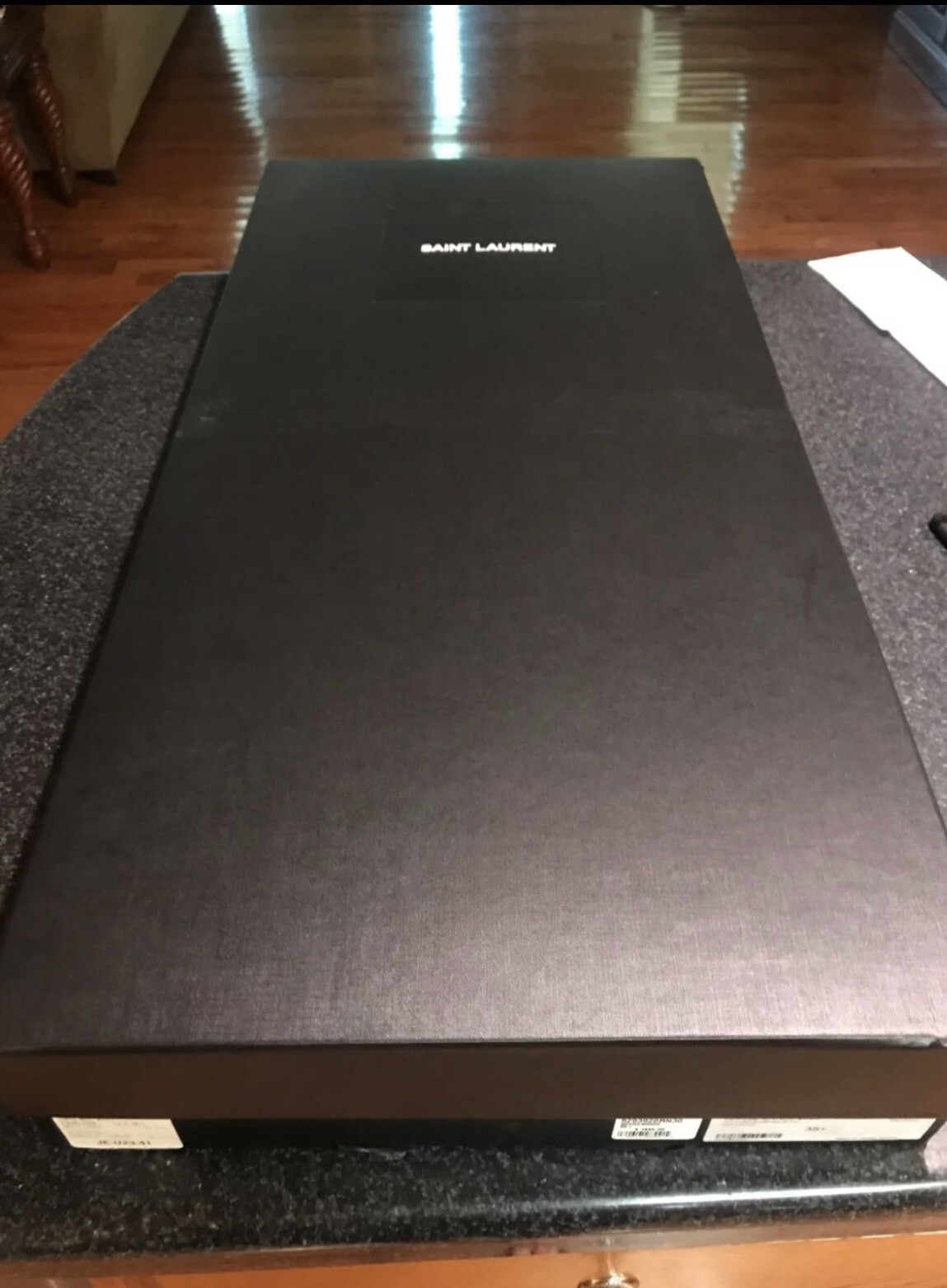 Stivali in pelle scamosciata Saint Laurent nappa sopra ginocchio TAGLIA 35 5 5 5