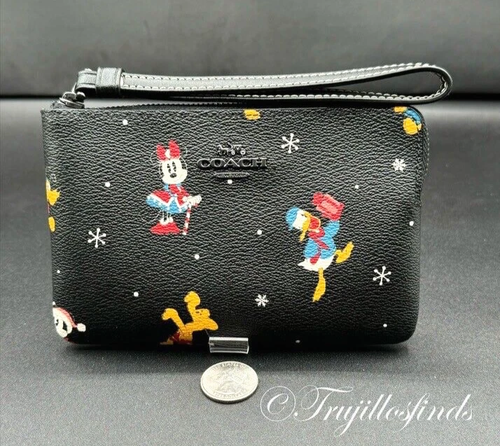 Disney X Coach Corner Zip Wristlet CN031