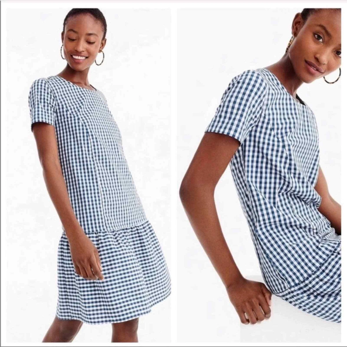 Gingham babydoll dress cheap