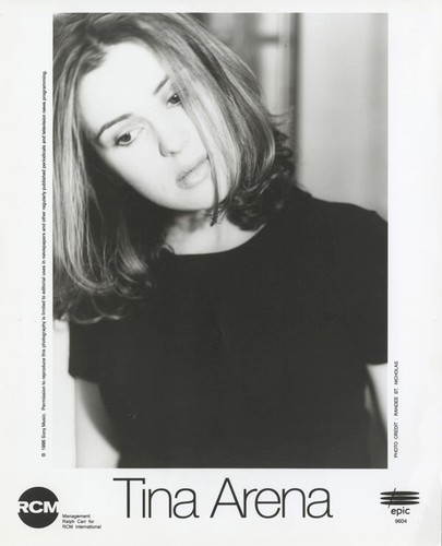 Tina Arena Atemberaubender Glamour Werbung Pin Up Original 8x10 Foto 1996