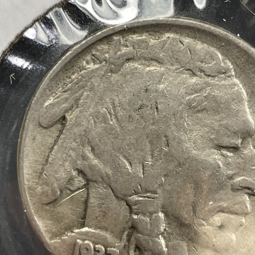 Moneta cinque centesimi 1937 testa di bufalo indiano nichel liberty F 5C USA da collezione vintage - Foto 5 di 23