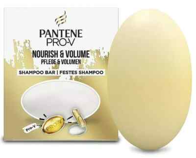 Pantene Nourish & Volume Vegan Shampoo Bar - Fest, Reisefreundlich, Neu