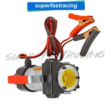 New 12V Electric Fuel Transfer Pump Diesel Kerosene Oil Auto Extractor Pump
