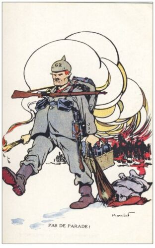 CPA Illustrateur KOISTER Soldat Massacre Propagande (10269) - Photo 1/2