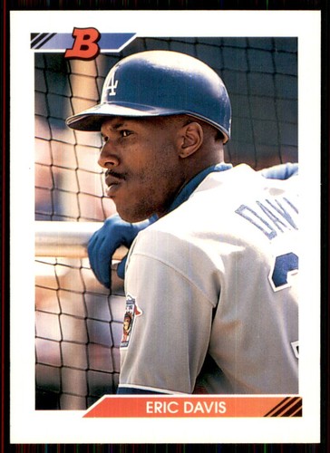 1992 Bowman Eric Davis Los Angeles Dodgers #671 | eBay