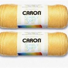 Sunshine Softness: Bulk Buy 2-Pack of Simply Soft Yarn Solids - Embrace the Radi